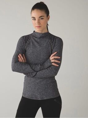 Lululemon Warm It Up Long Sleeve
Heathered Black size 8 EUC